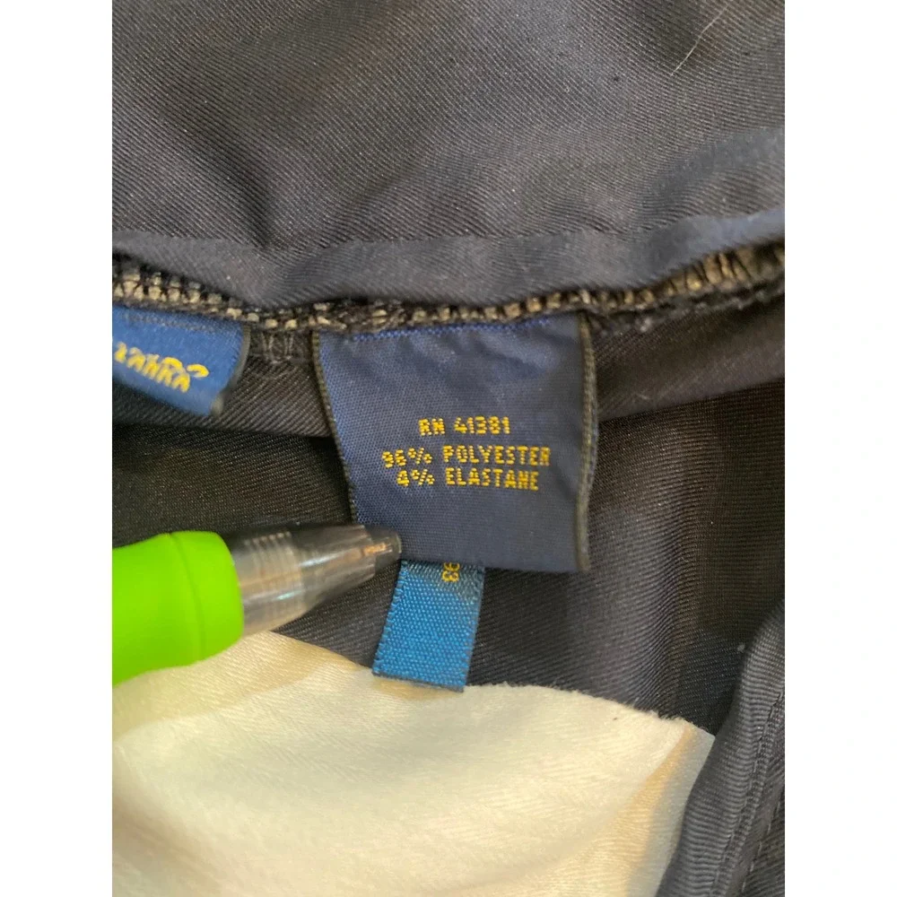 Polo Ralph Lauren Performance Mens Navy Blue Stretch Classic Fit Chinos 32x32